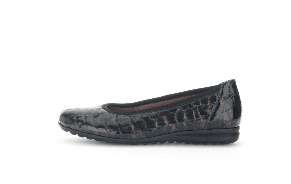 Gabor 32.620.85 Comfort Mocca Brown Slip On Pumps