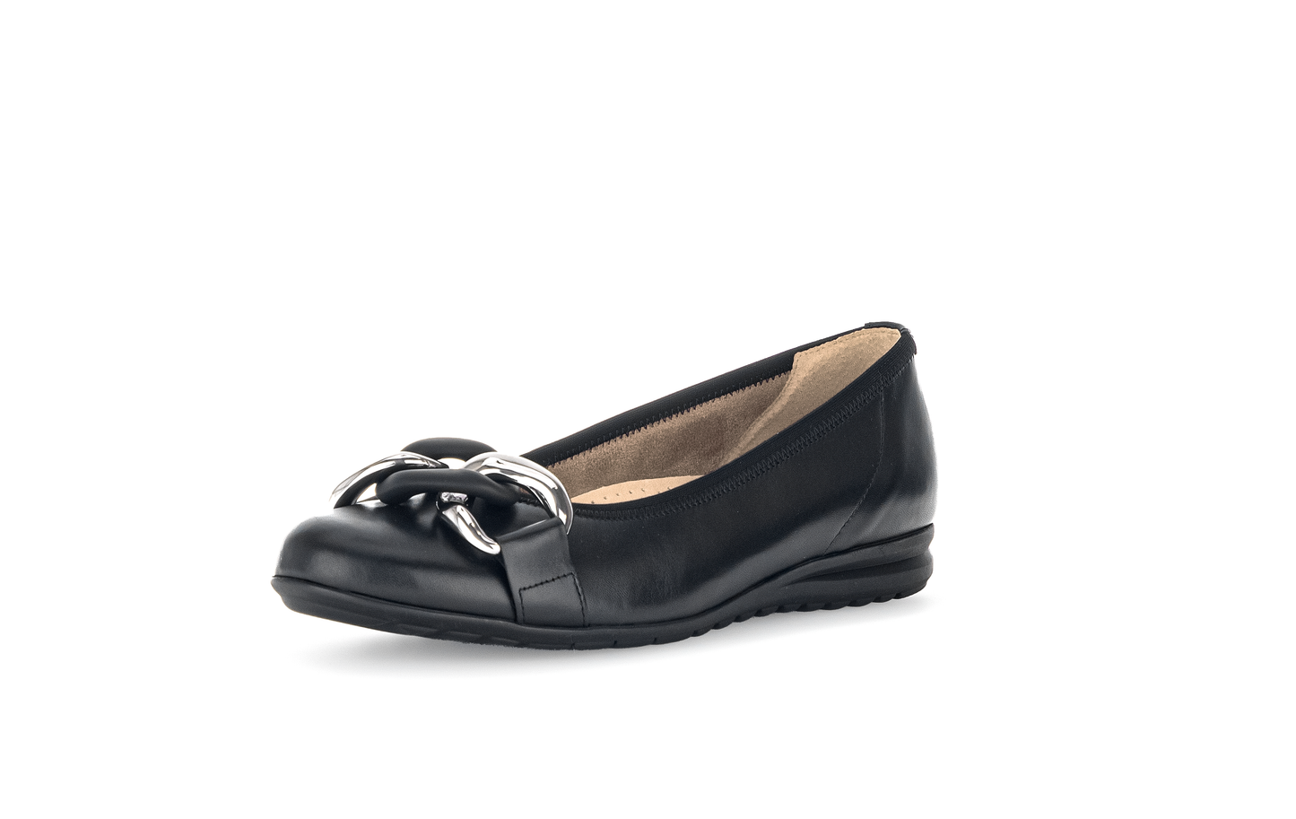 Gabor 32.625.27 Comfort G Fit Black Slip On Pumps