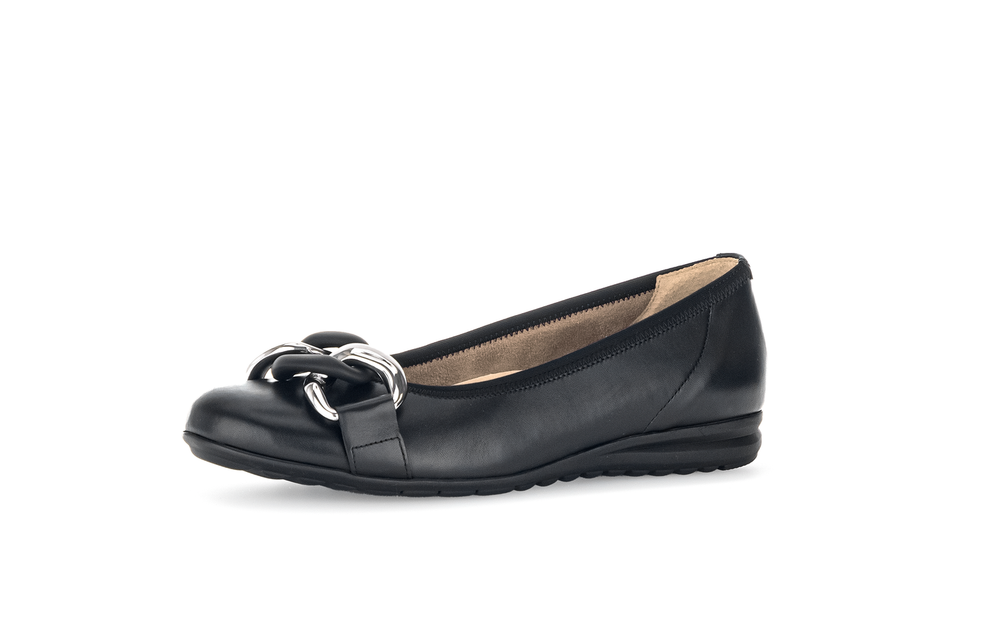 Gabor 32.625.27 Comfort G Fit Black Slip On Pumps