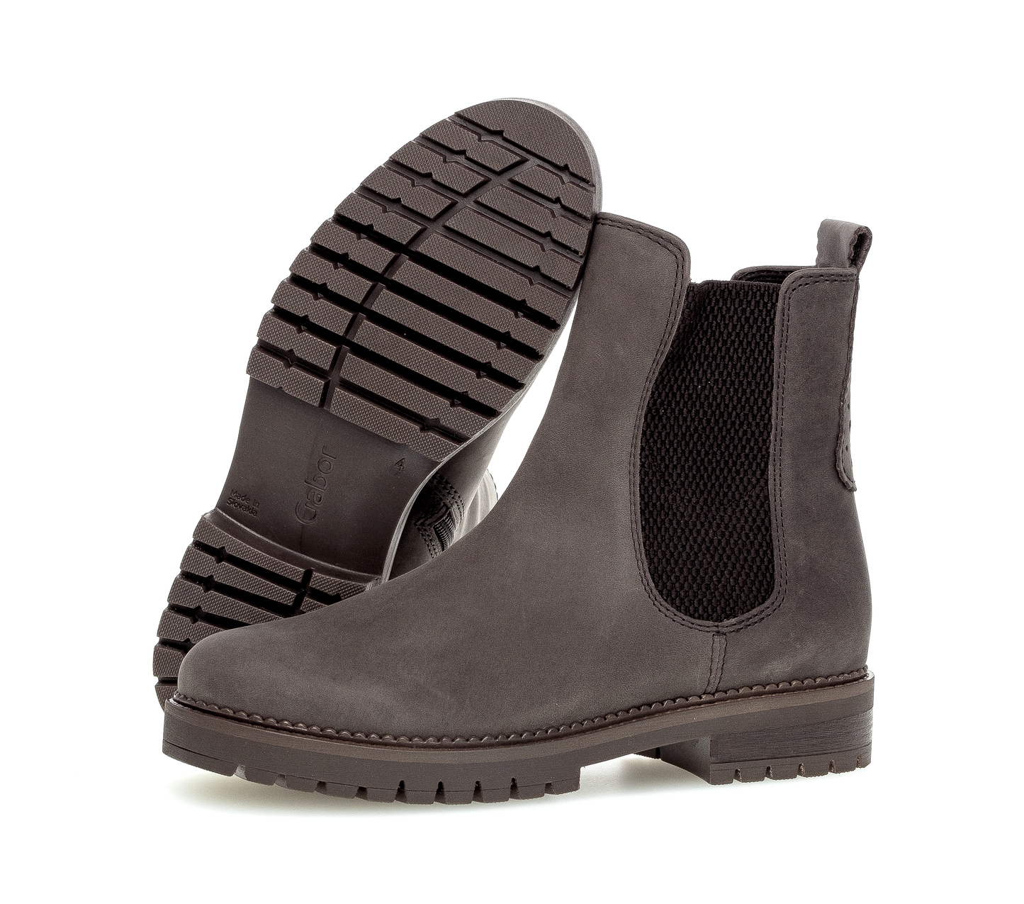 Gabor 32.721.25 Comfort Espresso Brown H Fit Chelsea Boots