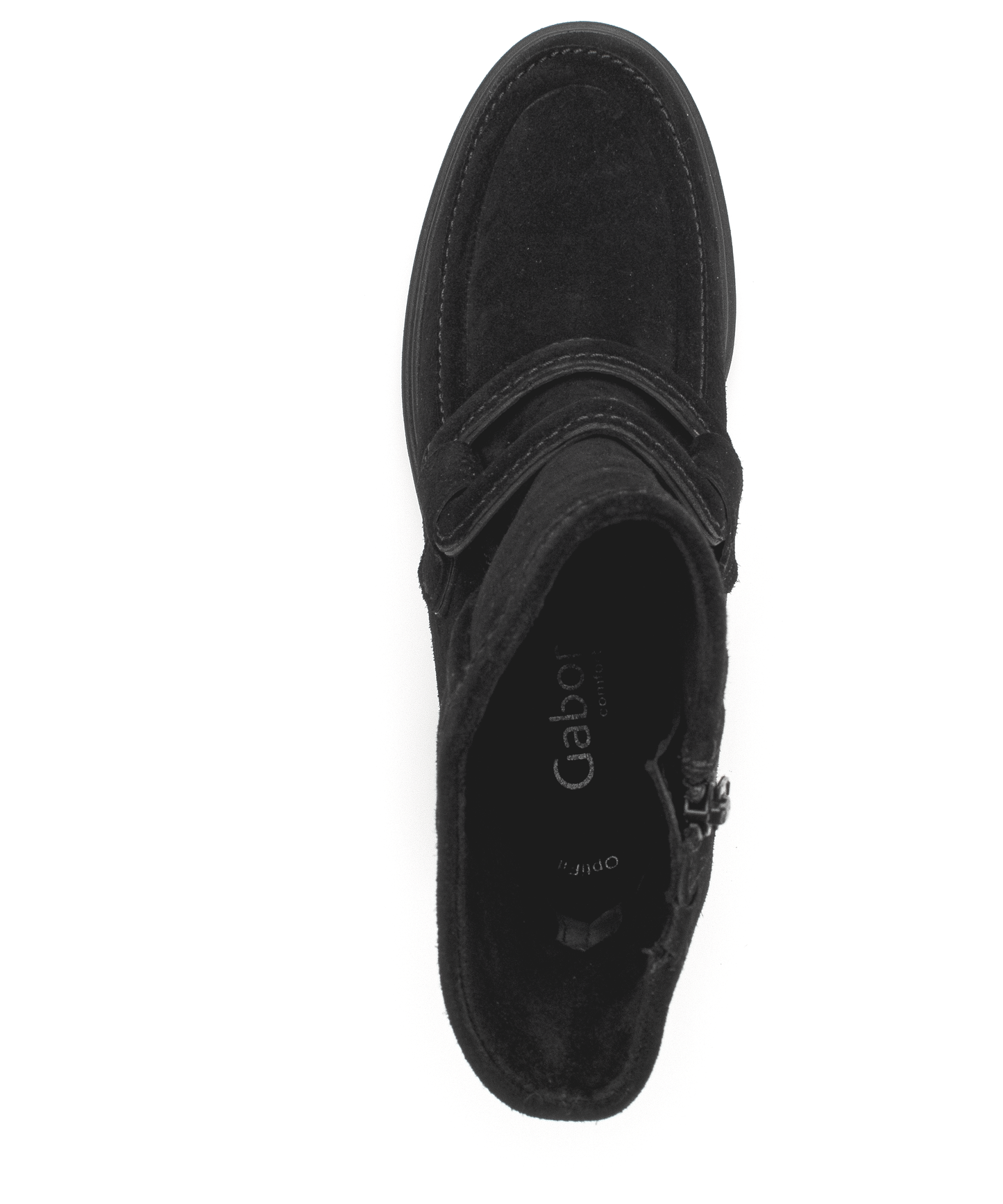 Gabor 32.844.47 Comfort Black Suede Ankle Boots