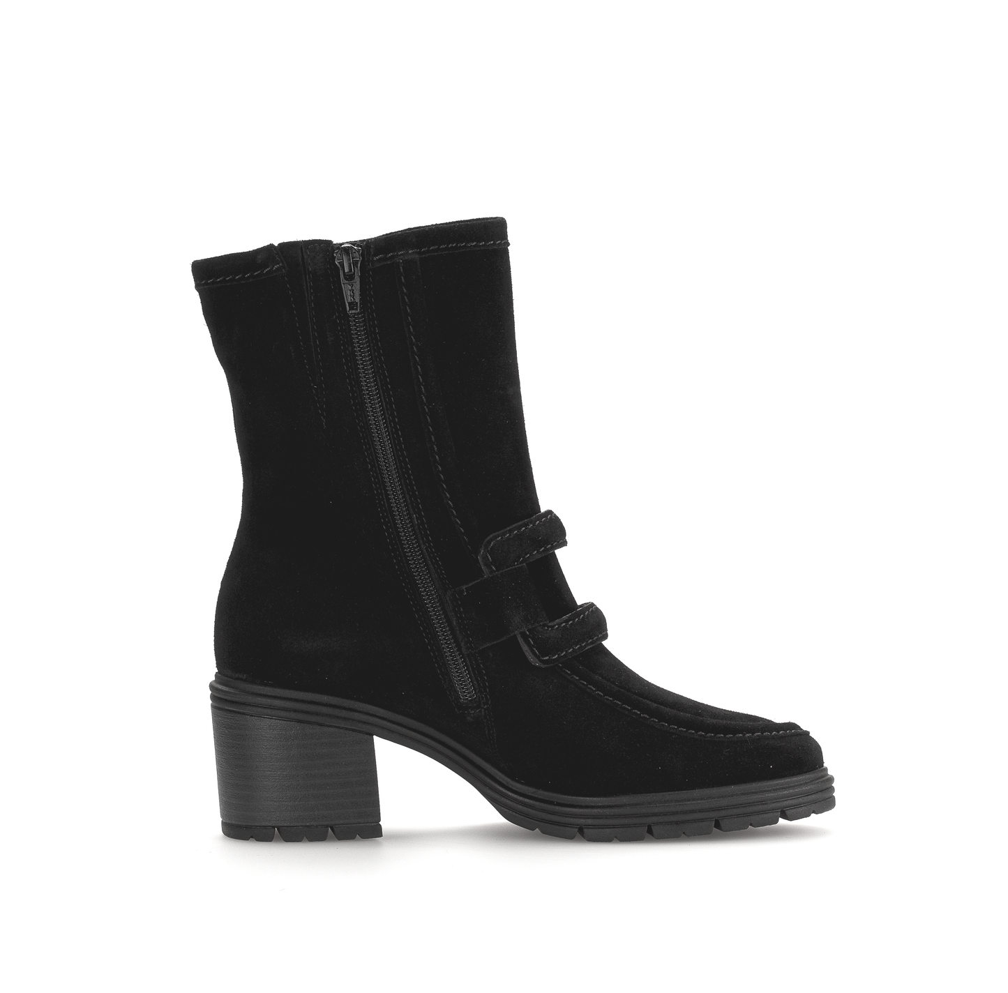 Gabor 32.844.47 Comfort Black Suede Ankle Boots
