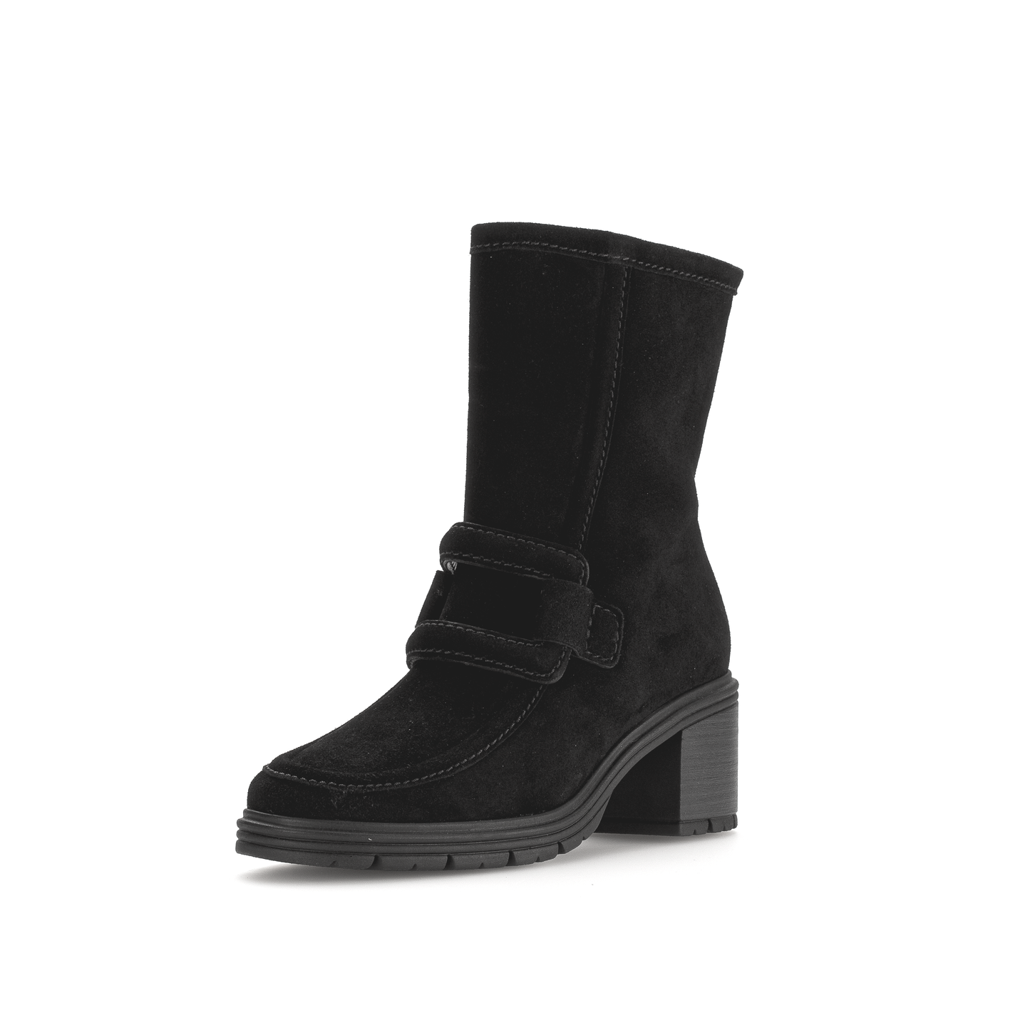 Gabor 32.844.47 Comfort Black Suede Ankle Boots