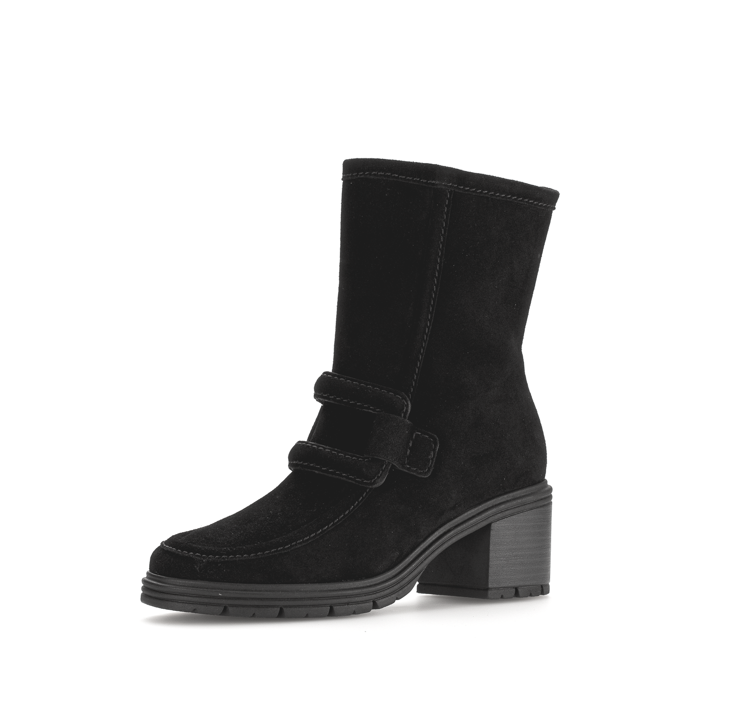 Gabor 32.844.47 Comfort Black Suede Ankle Boots