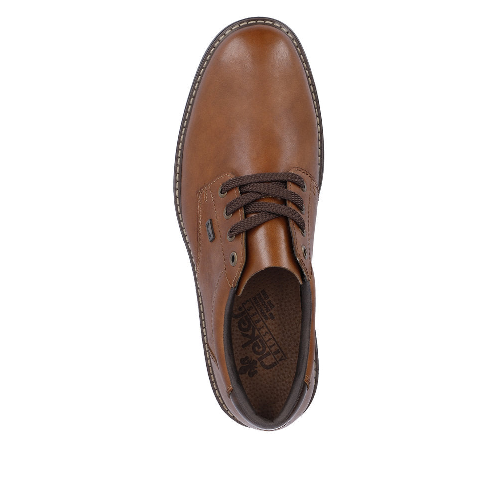 Rieker 33101-24 Tex Brown Lace Shoes