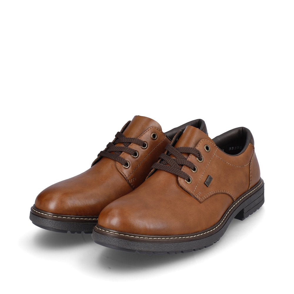 Rieker 33101-24 Tex Brown Lace Shoes