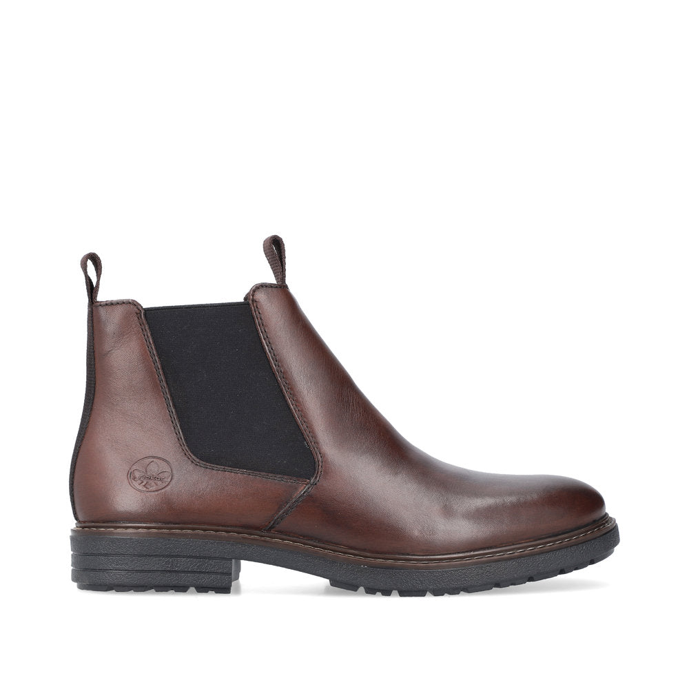Rieker 33180-26 Dark Brown Chelsea Boots