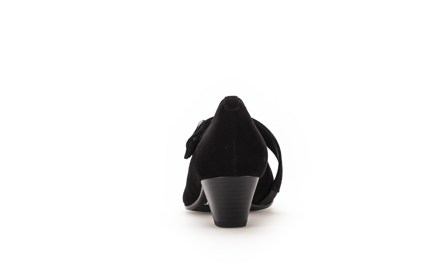 Gabor 36.149.47 Comfort H Fit Black Velcro Block Heels
