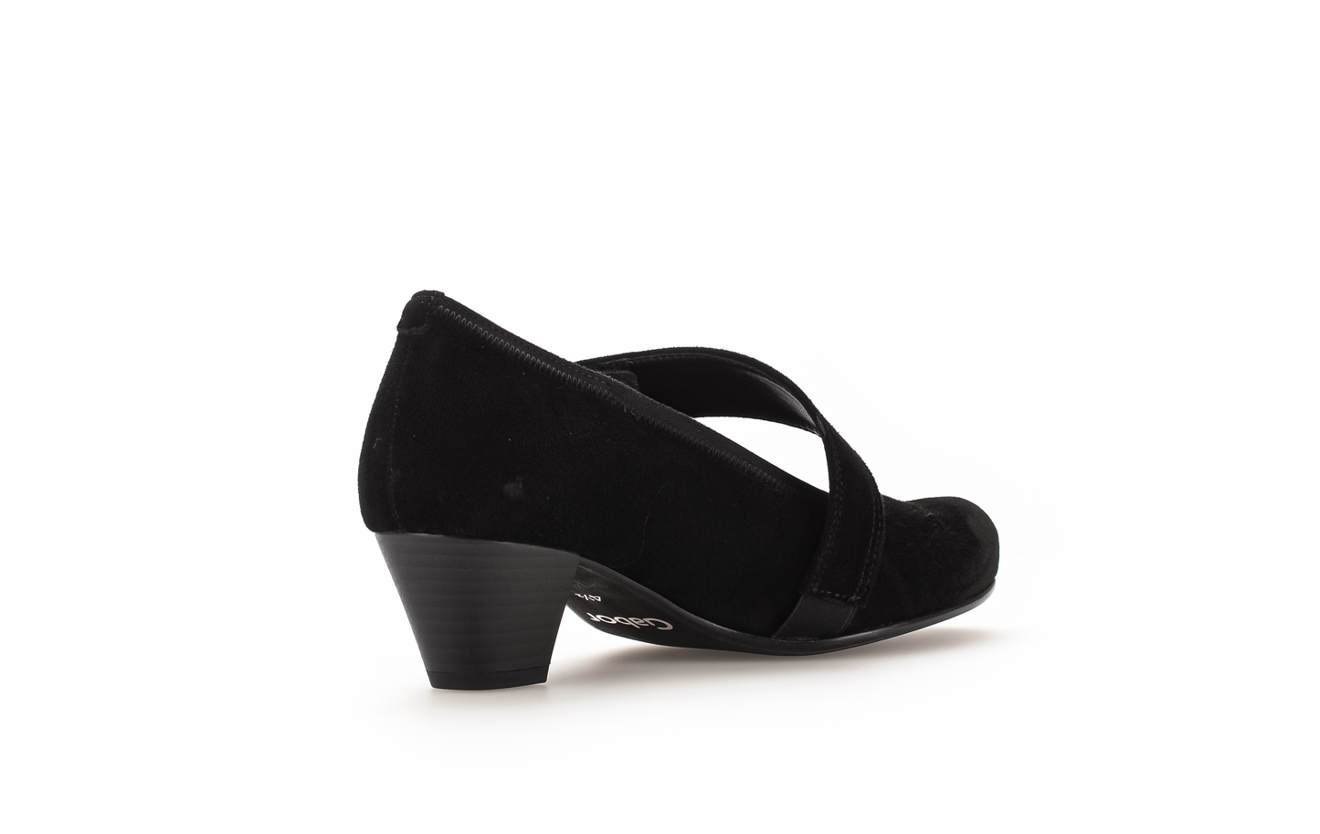 Gabor 36.149.47 Comfort H Fit Black Velcro Block Heels