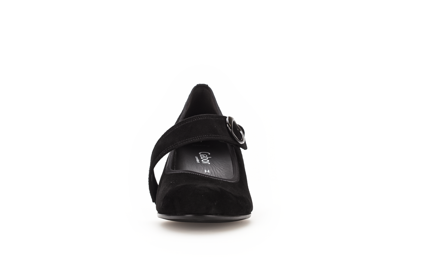 Gabor 36.149.47 Comfort H Fit Black Velcro Block Heels
