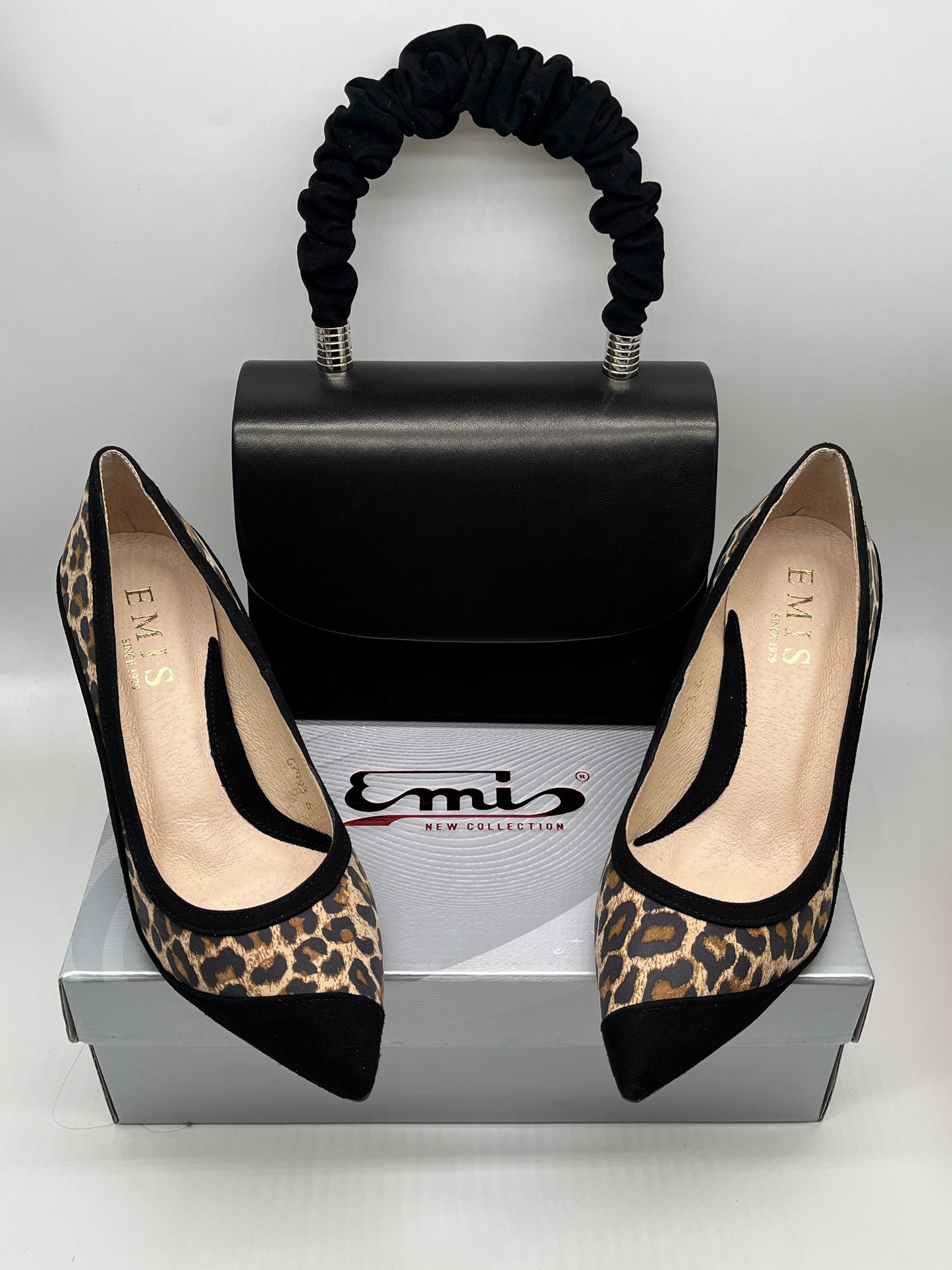 Emis ZPAN7993/206 Black/711 Leopard Heels