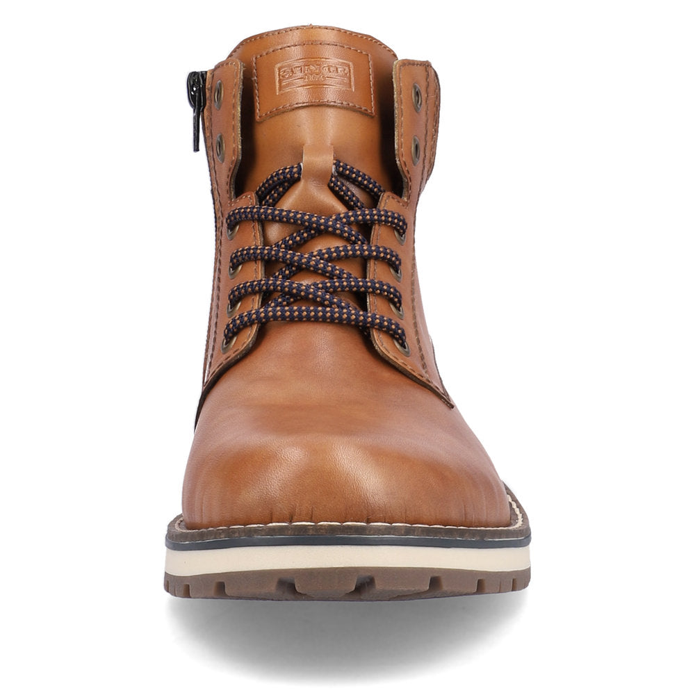 Rieker 38405-24 TEX Brown Lace Ankle Boots