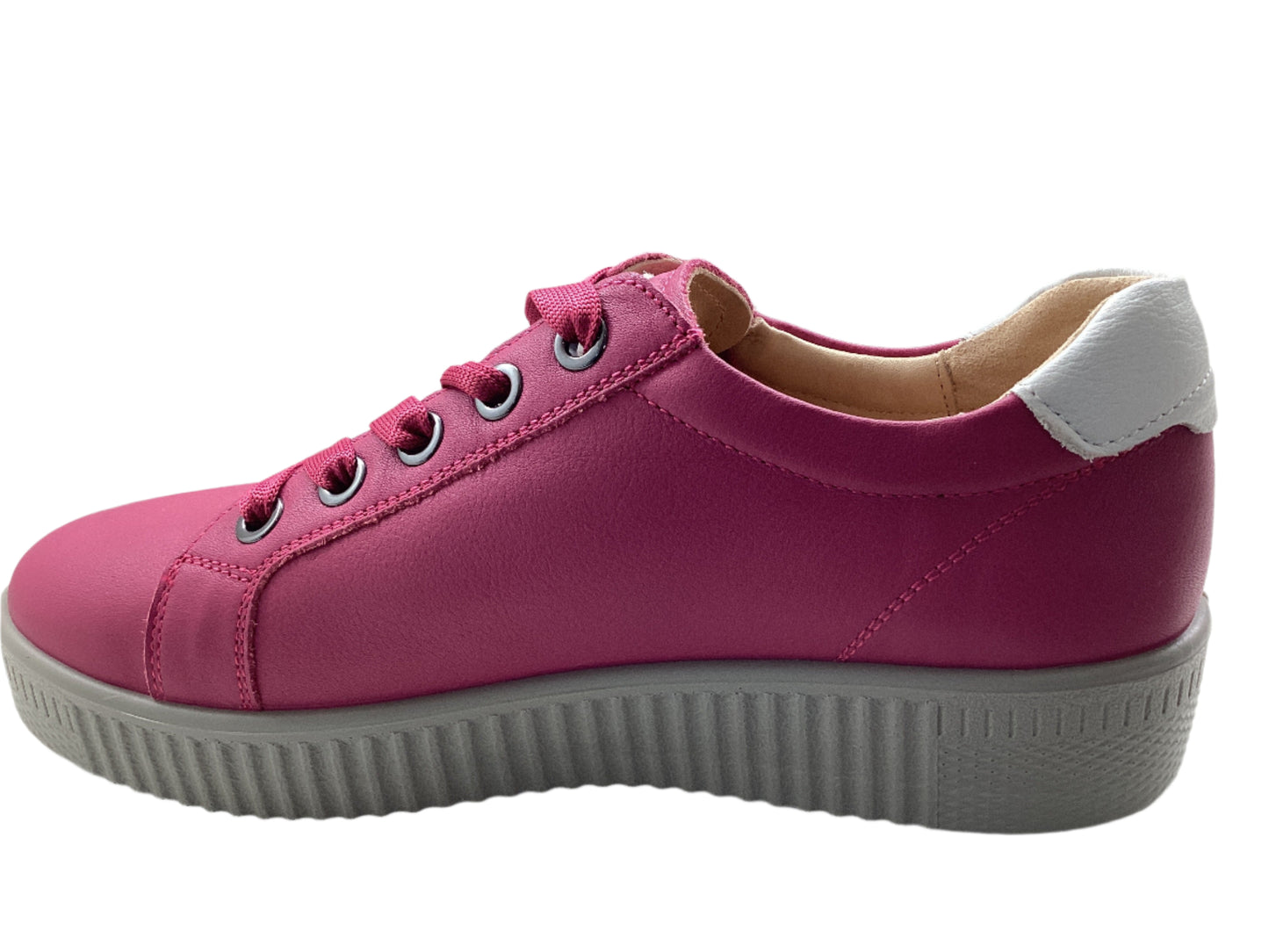 G Comfort P-912 Fuchsia Pink Tex Sneakers with Zip