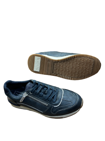 Mustang 4176-306-820 Navy/Denim Sneakers with Zip