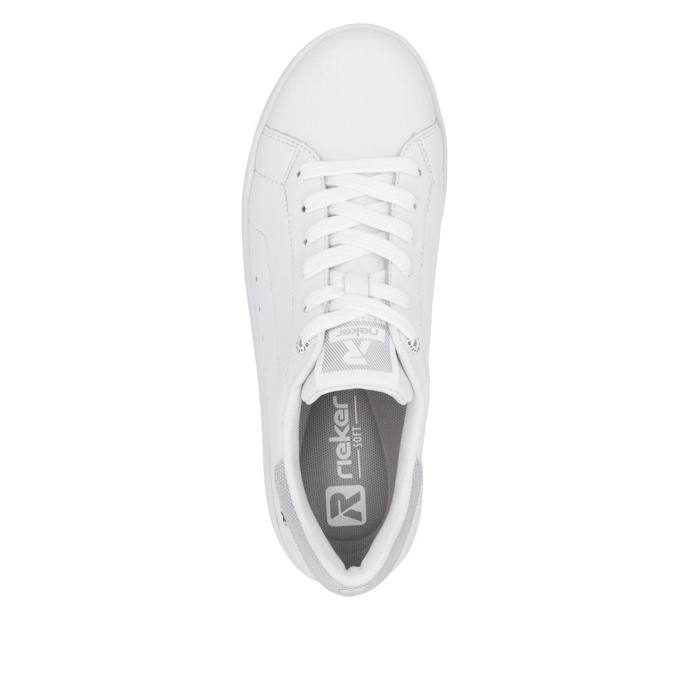 Rieker 41902-80 Soft White Trainers/Sneakers