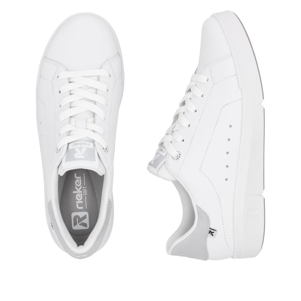 Rieker 41902-80 Soft White Trainers/Sneakers