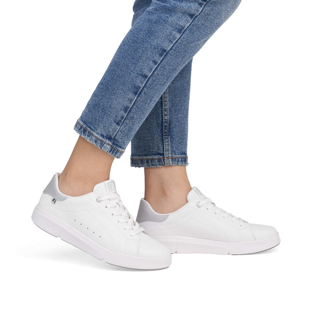 Rieker 41902-80 Soft White Trainers/Sneakers