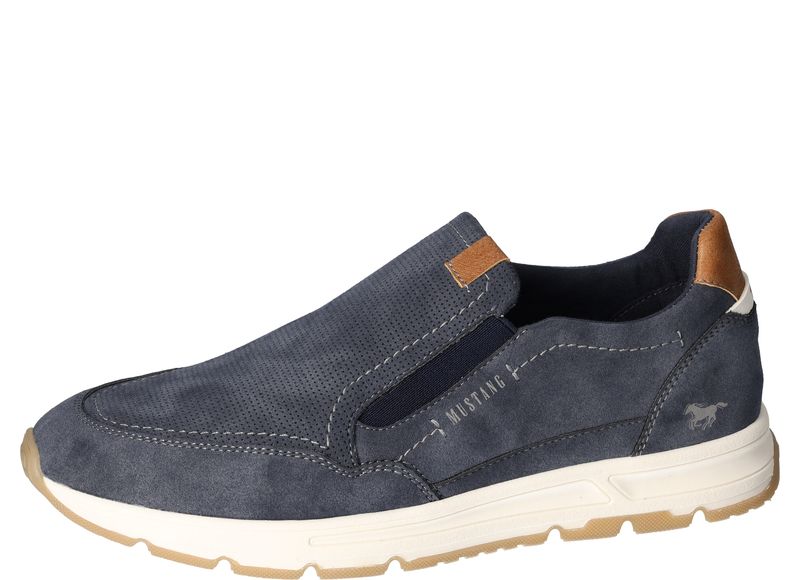 Mustang 4195-401-800 Navy Slip On Shoes