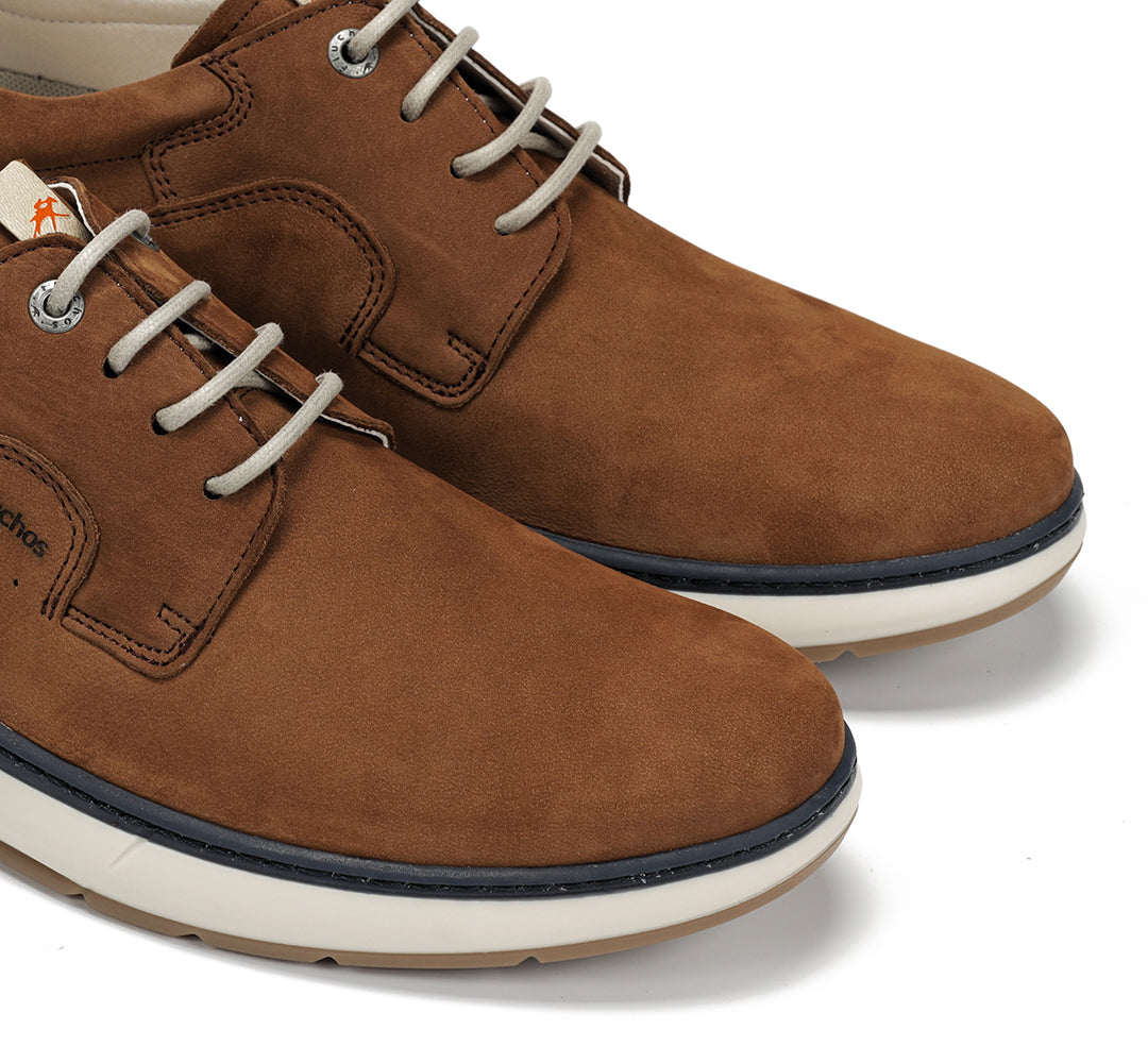 Fluchos F2212 Delbuck Cuero Tan Laced Shoes