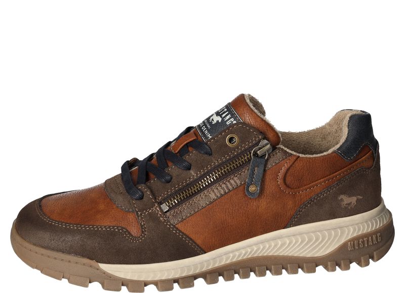 Mustang 1313-301 Sneaker Donna Stringate In Tessuto - Colore Giallo, Taglia 39 EU, Larghezza Normale