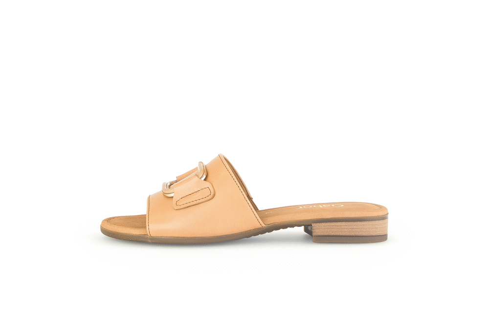 Gabor 42.792.51 Comfort Peanut Brown Slip On Sandals