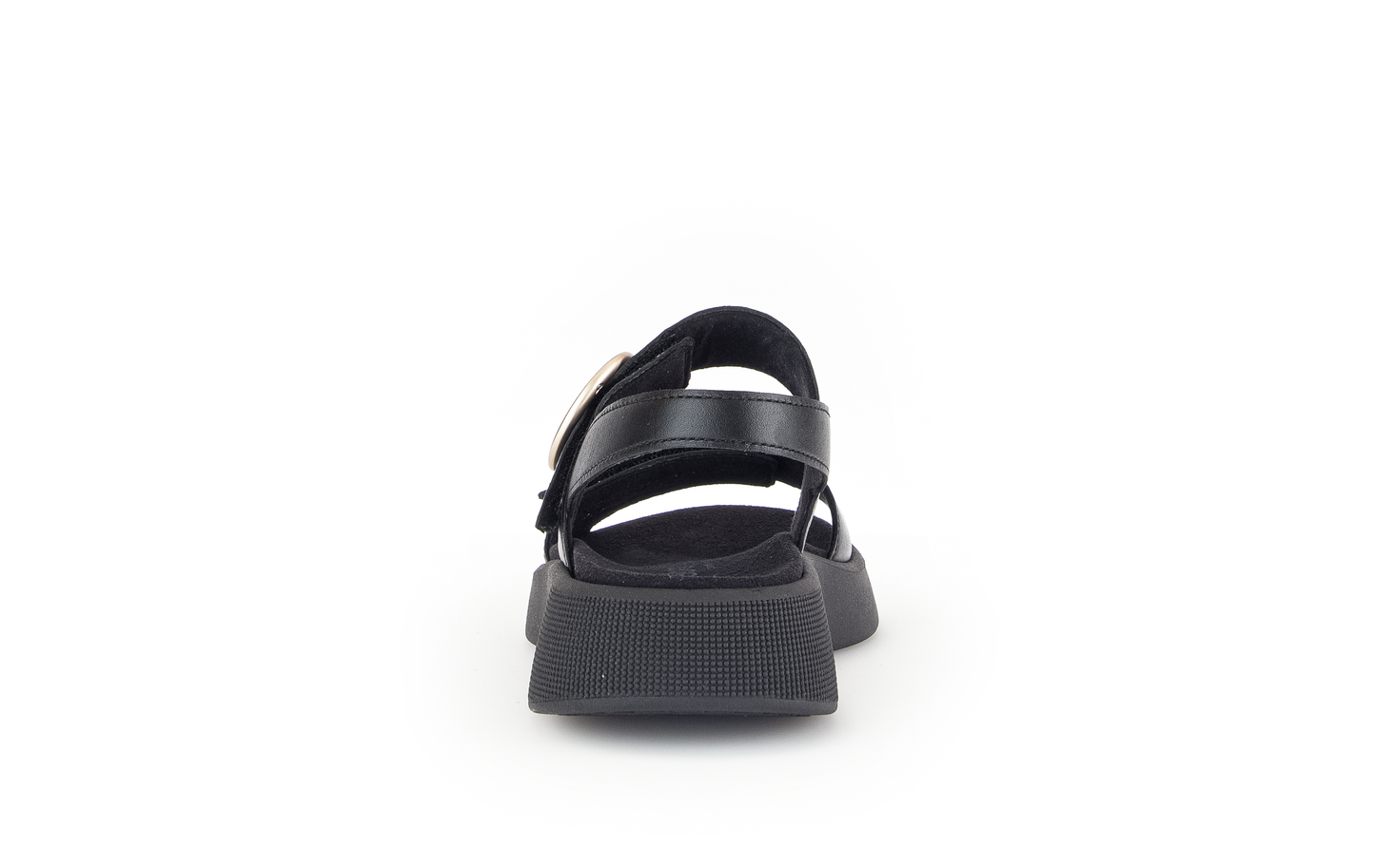 Gabor 42.863.57 Comfort Black Velcro Slingback Sandals