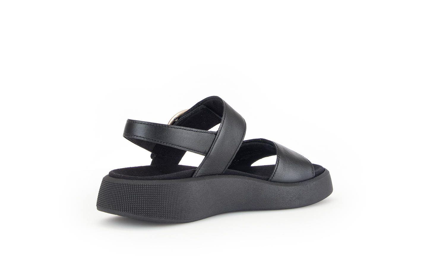 Gabor 42.863.57 Comfort Black Velcro Slingback Sandals