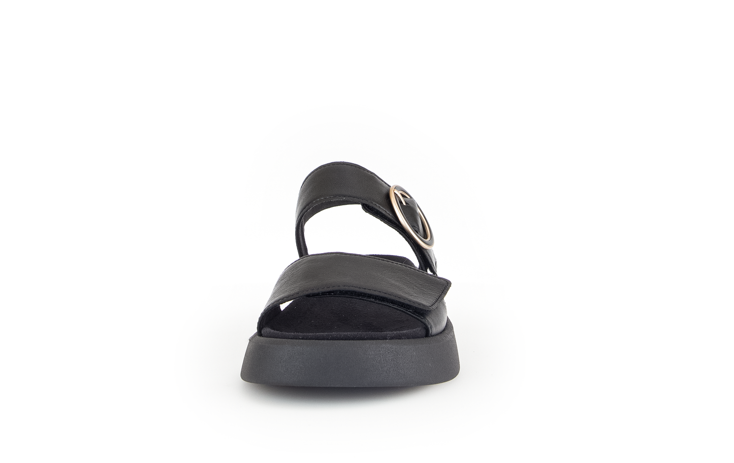 Gabor 42.863.57 Comfort Black Velcro Slingback Sandals