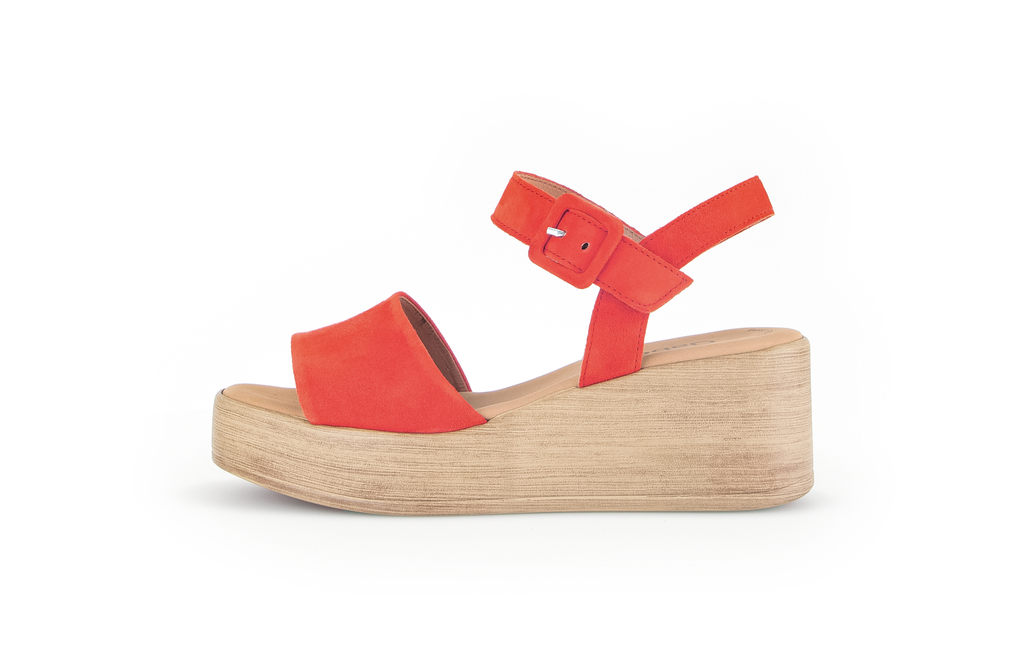 Gabor 44.531.13 Orange Wedge Slingback Sandals
