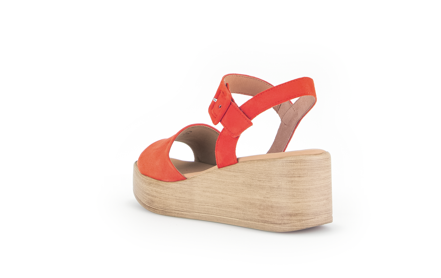Gabor 44.531.13 Orange Wedge Slingback Sandals