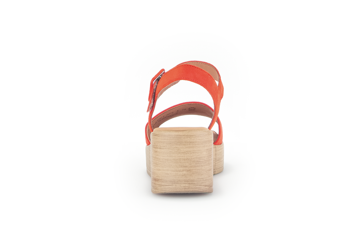 Gabor 44.531.13 Orange Wedge Slingback Sandals
