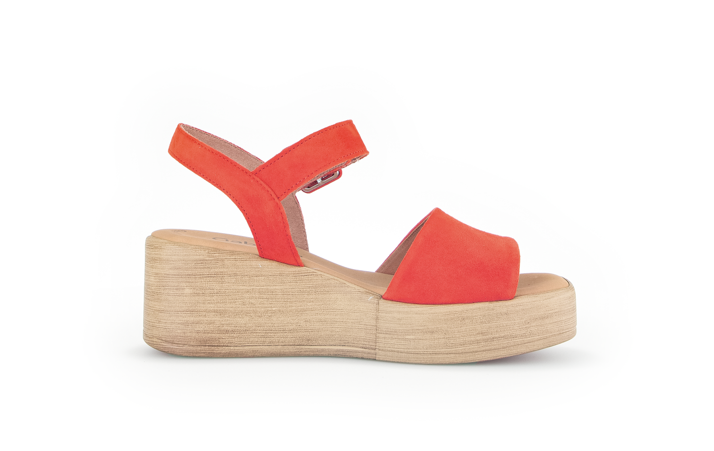 Gabor 44.531.13 Orange Wedge Slingback Sandals
