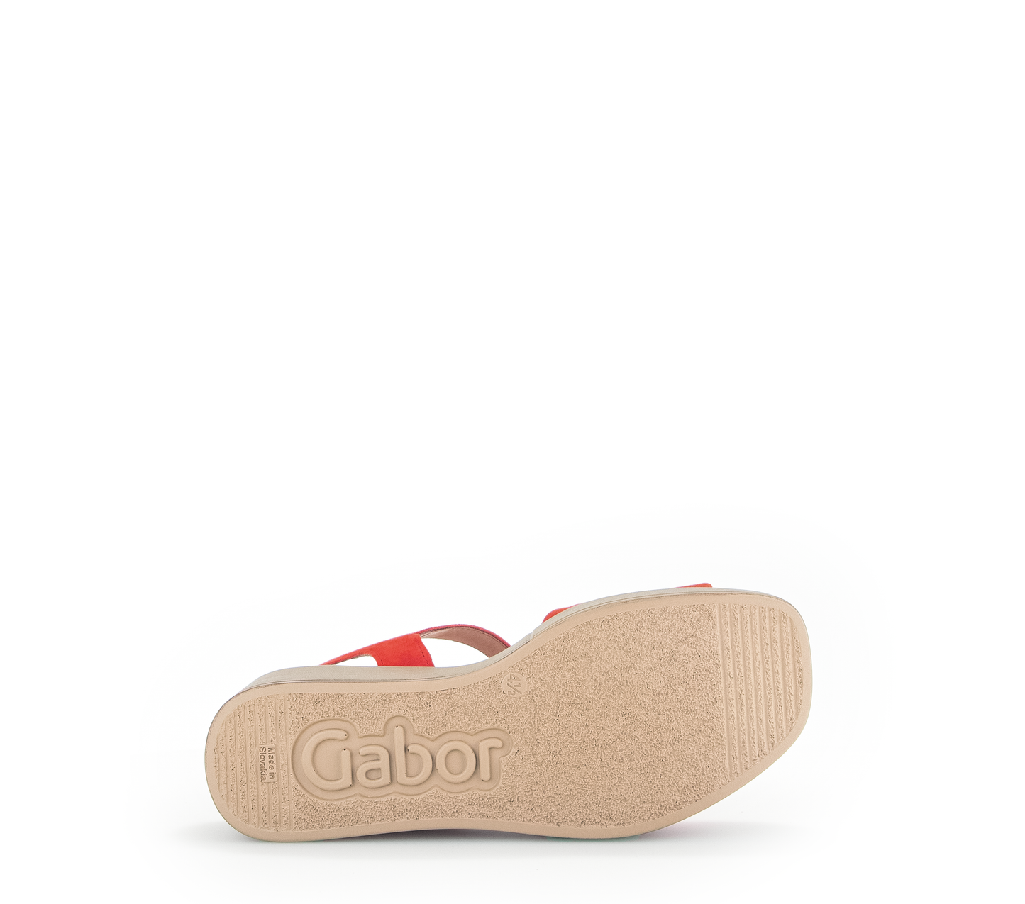 Gabor 44.531.13 Orange Wedge Slingback Sandals