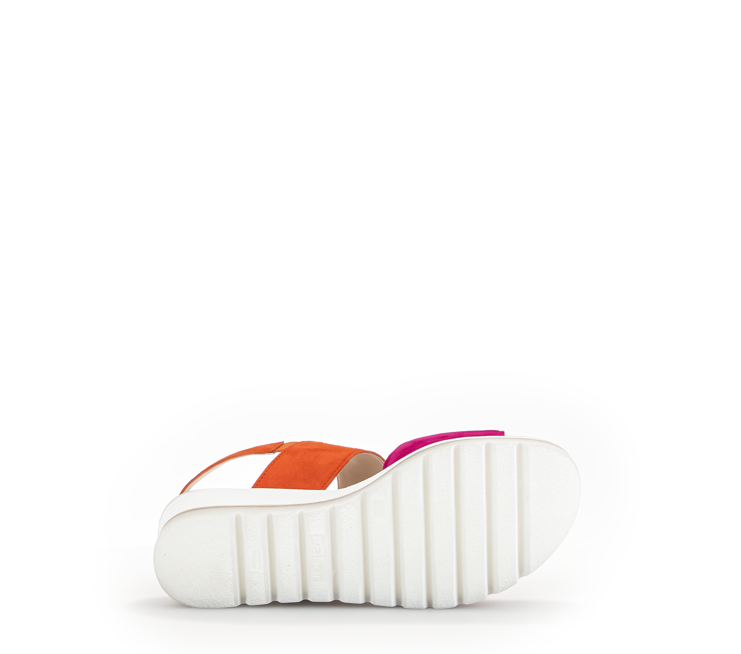 Gabor 44.645.13 Pink & Orange Velcro Slingback Sandals