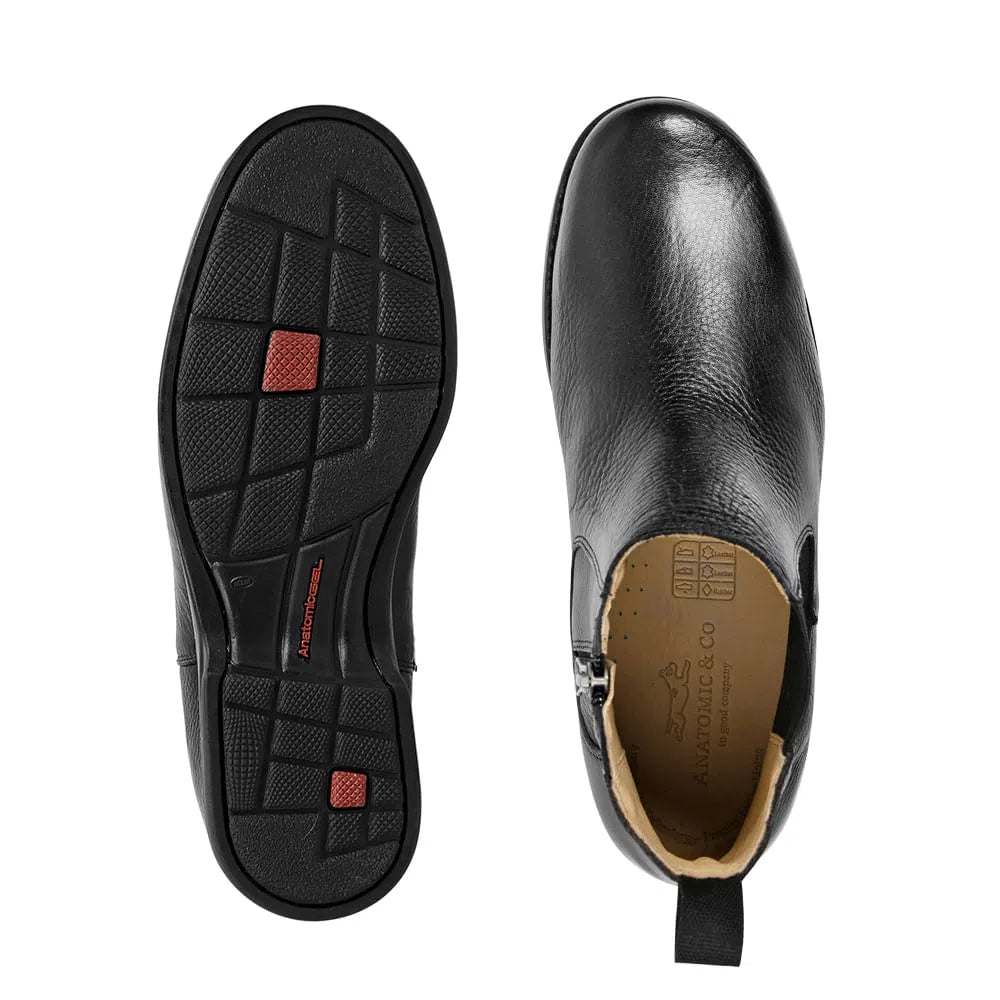 Anatomic & Co 454525 Estiva Black Floater Chelsea Boots
