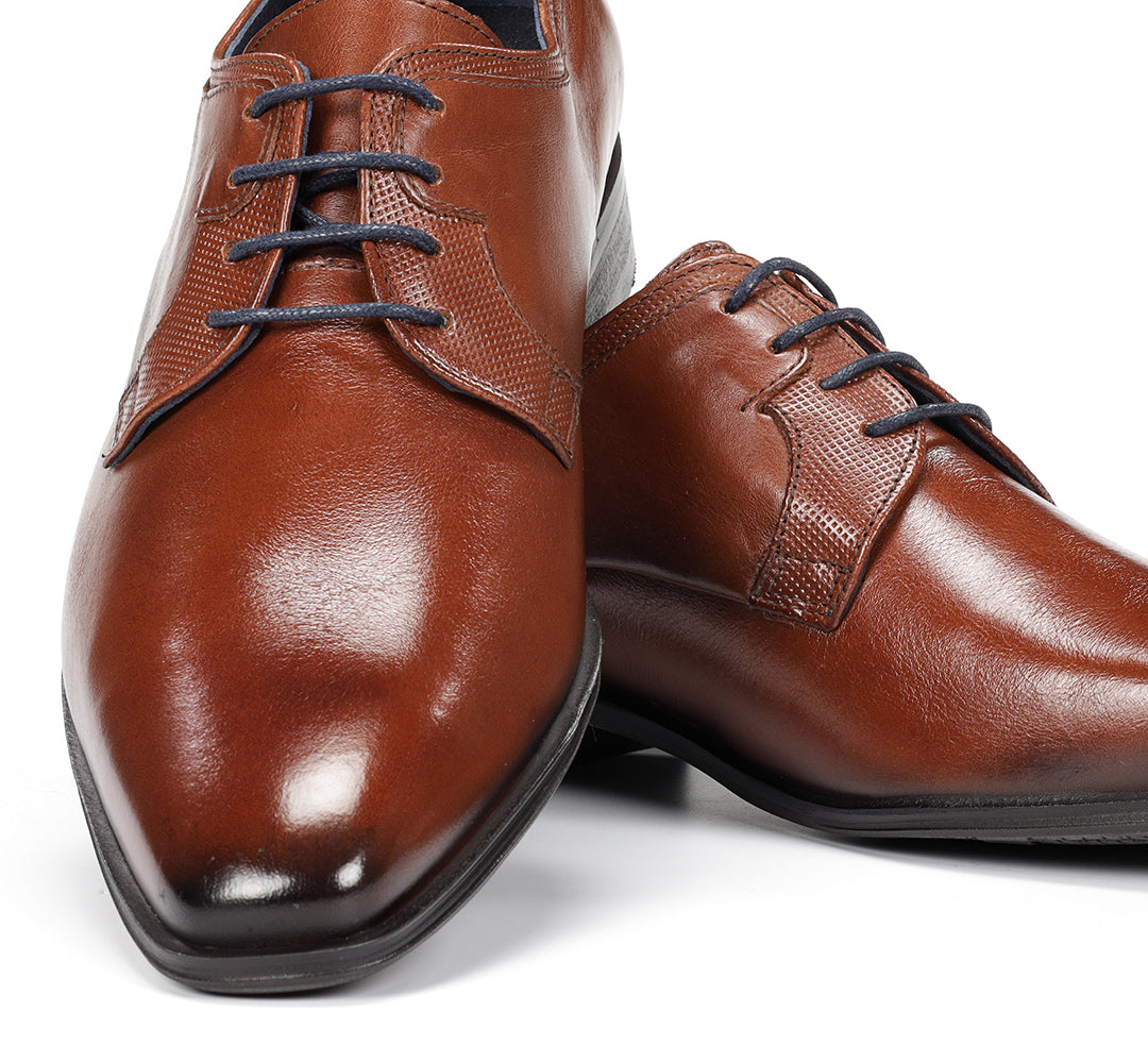 Fluchos 9668 Tan Lace Formal Shoes