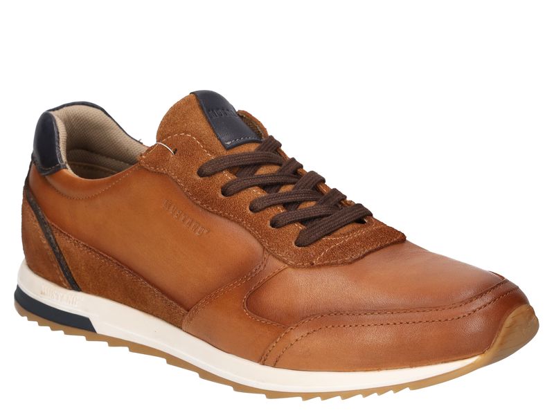 Mustang 4944-305-307 Cognac Tan Combi Trainers