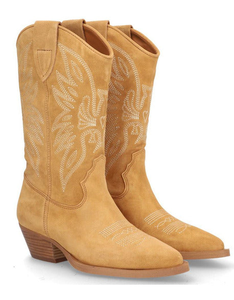 Alpe 5001 11 27 Tan Cowboy Boots