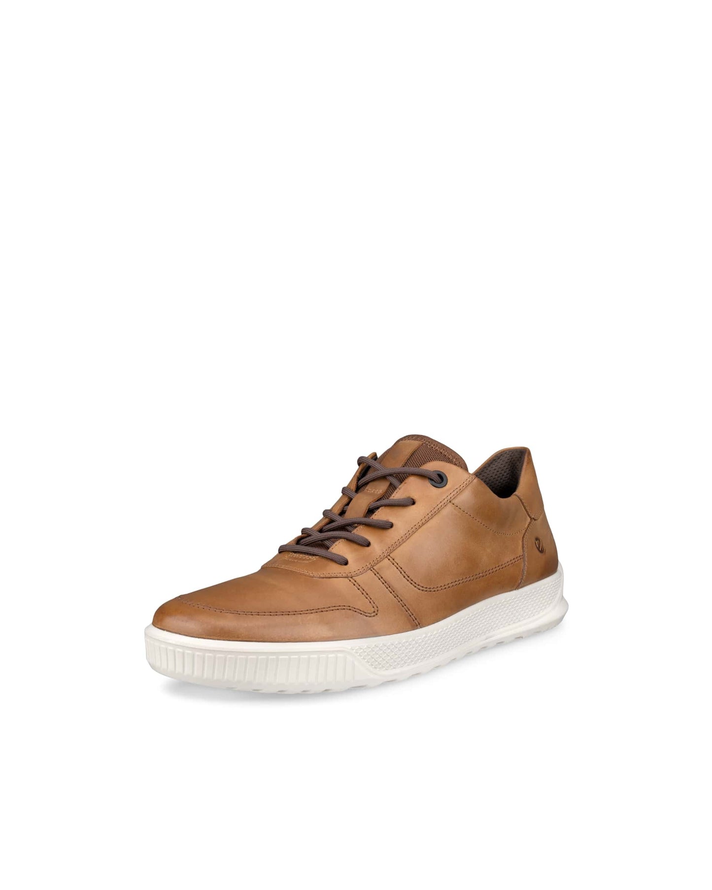 Ecco 501674 02034 Byway Camel Lace Fluidform Shoes with Beige Sole