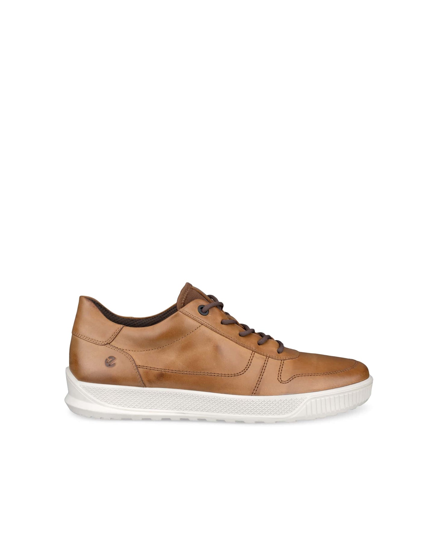 Ecco 501674 02034 Byway Camel Lace Fluidform Shoes with Beige Sole