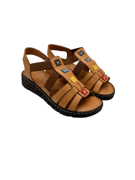 The Shoe Parlour by Phelans Shoes 502-55 Tan Sandals