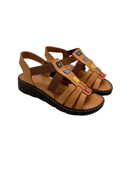 The Shoe Parlour by Phelans Shoes 502-55 Tan Sandals