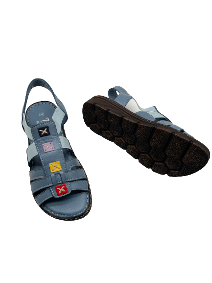 The Shoe Parlour by Phelans Shoes 502-55 Anar Blue Sandals