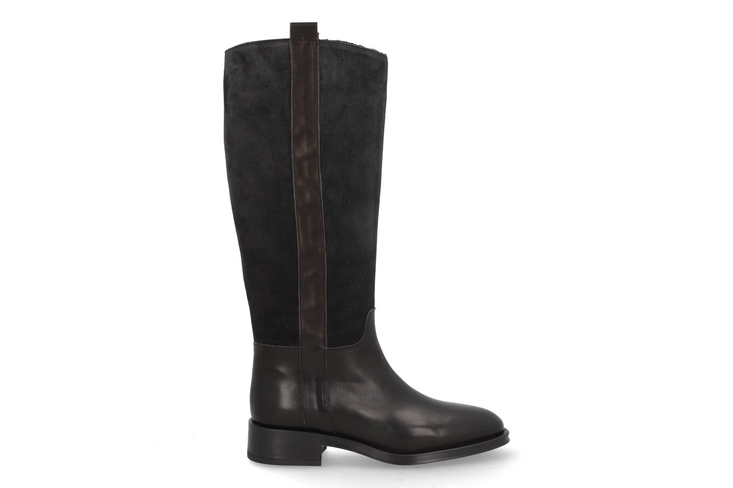 Alpe 5185 70 73 Black Leather & Suede High Boots