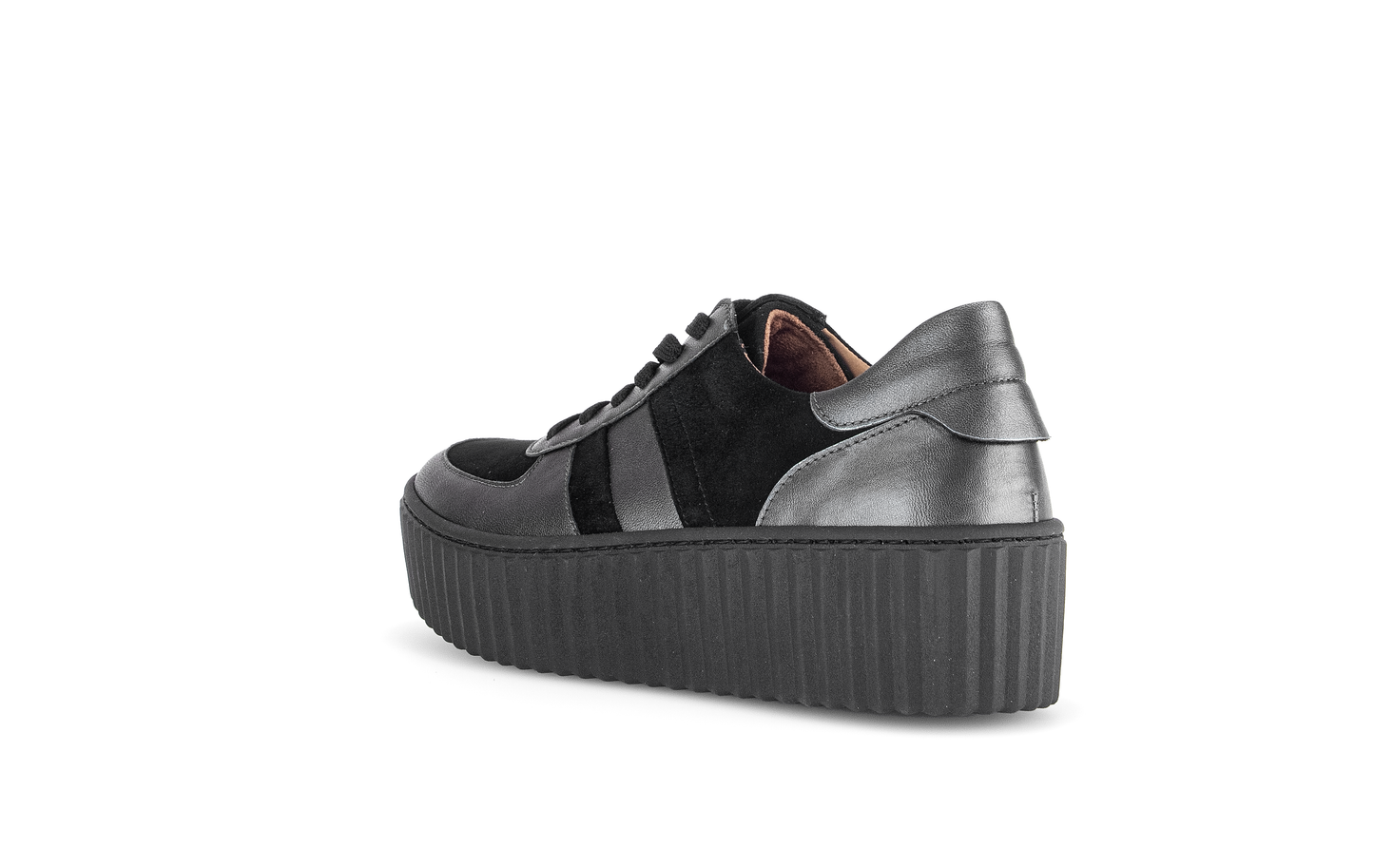 Gabor 53.203.17 Black & Antique Silver Trainers