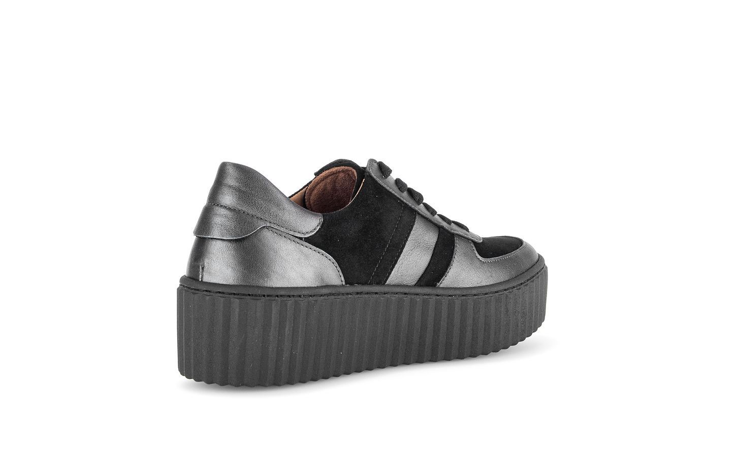 Gabor 53.203.17 Black & Antique Silver Trainers