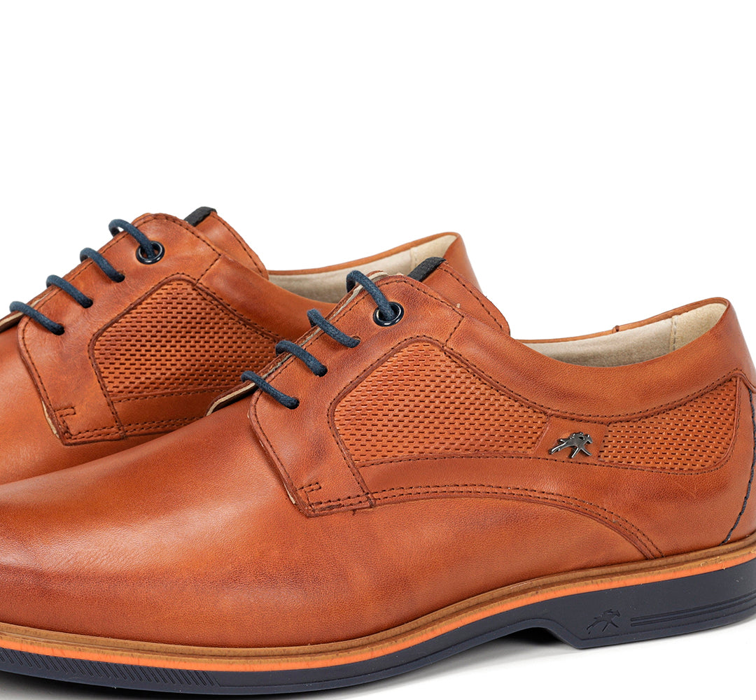 Fluchos F1744 HABANA Cuero+COM Tan Lace Shoes