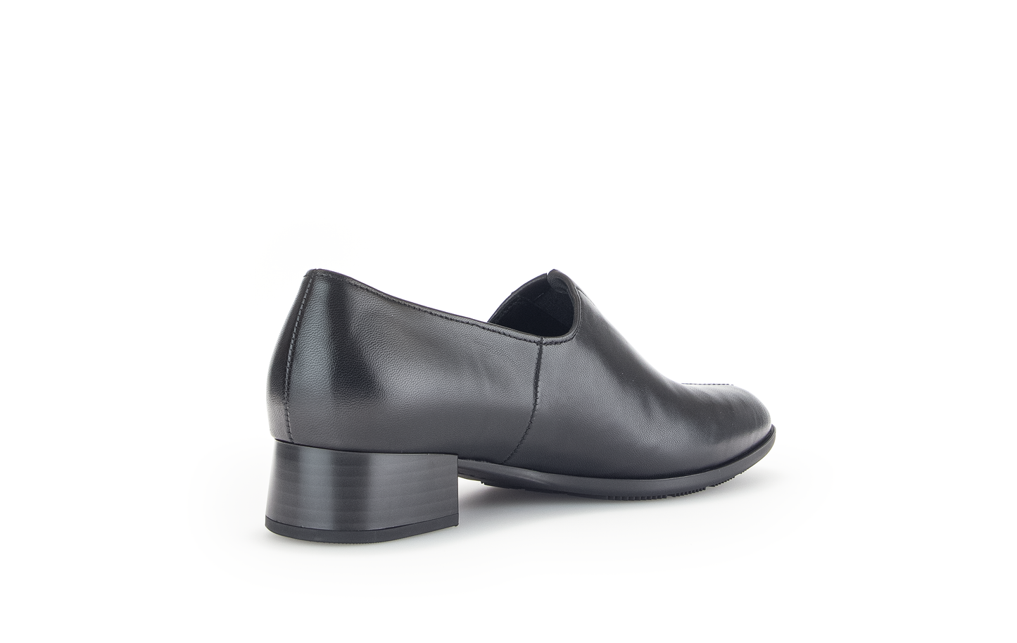Gabor 55.282.27 Black Slip On Low Heel Shoes