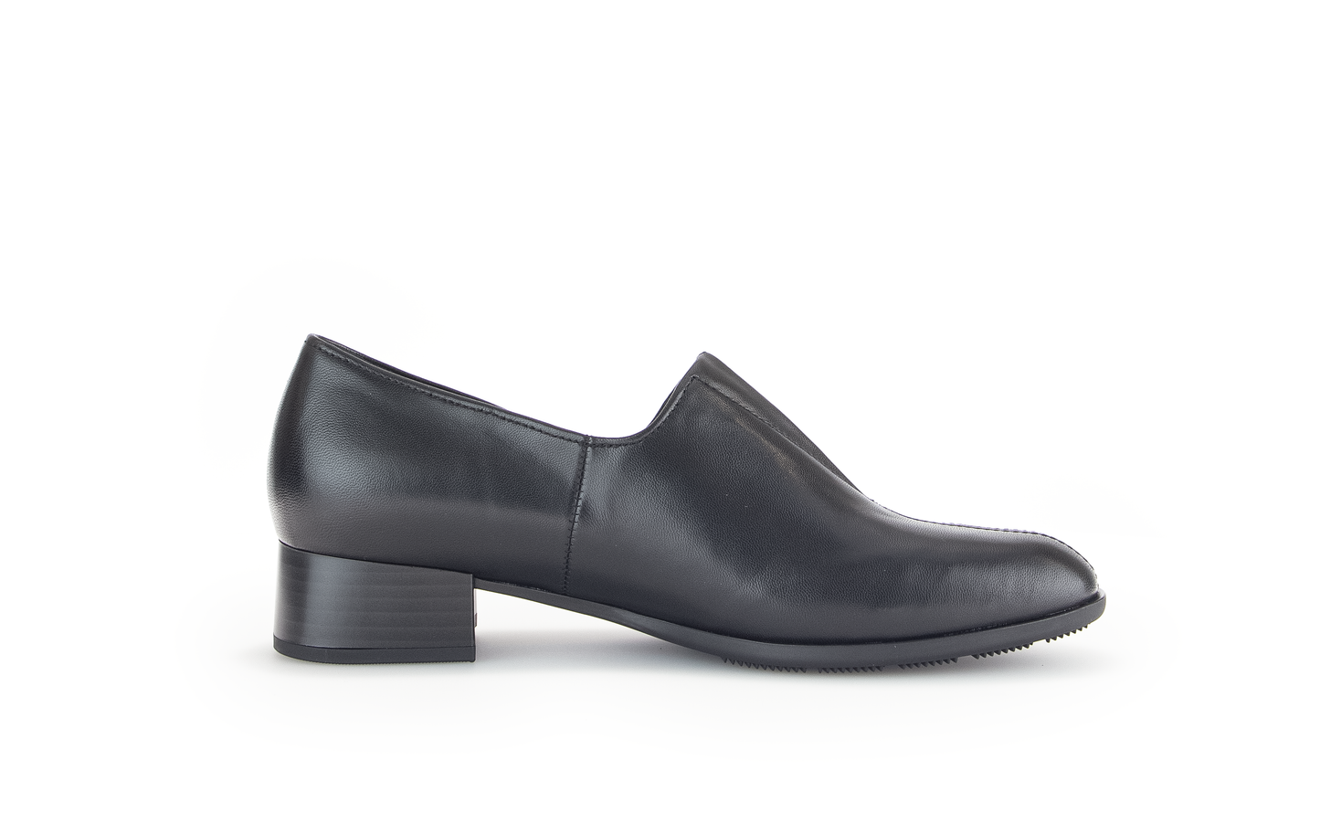 Gabor 55.282.27 Black Slip On Low Heel Shoes