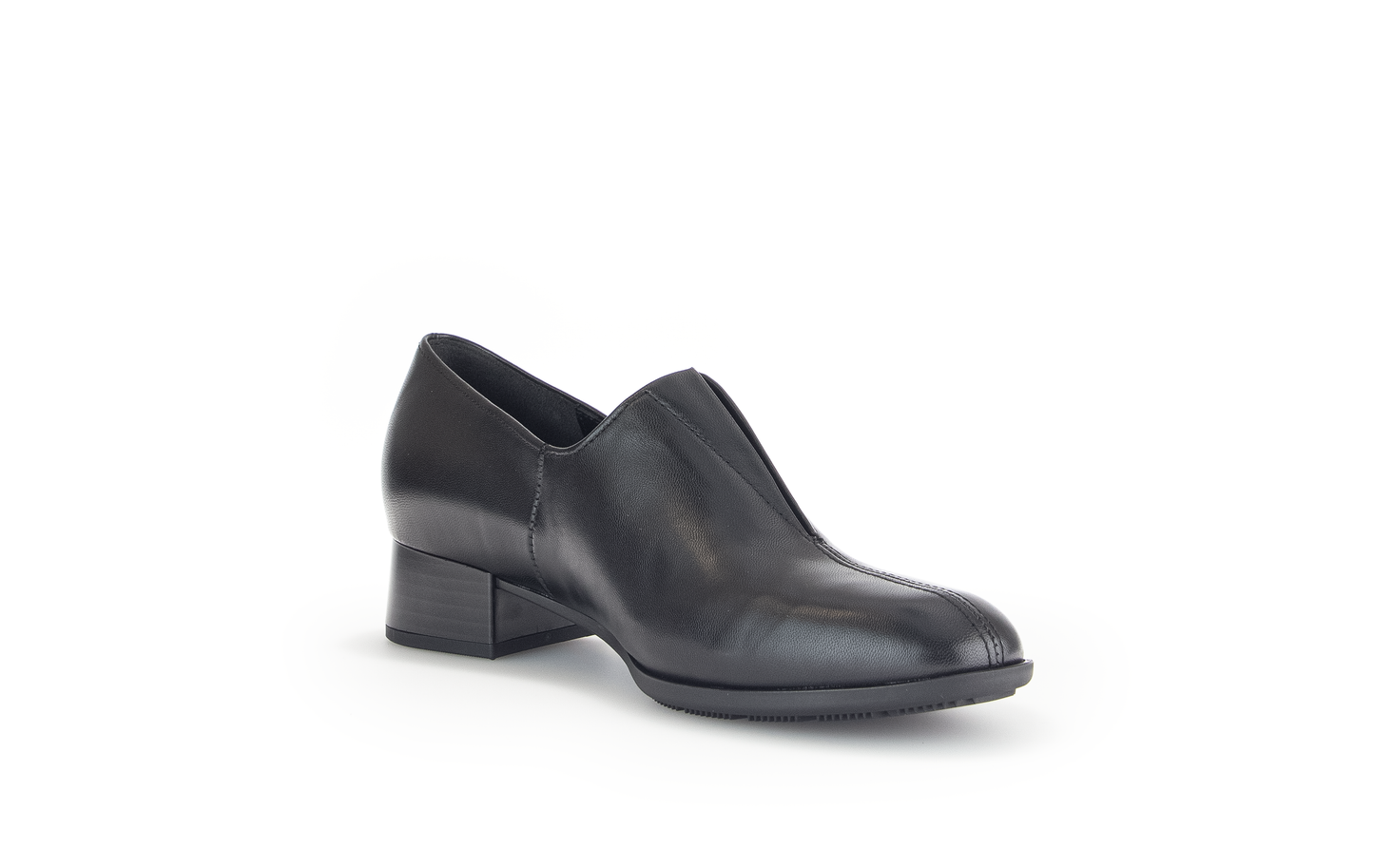 Gabor 55.282.27 Black Slip On Low Heel Shoes
